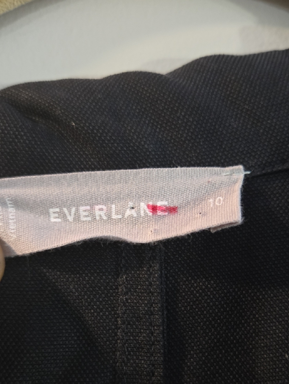 Everlane Black Utility Button-Front Jumpsuit with Chest Pockets - Picture 5 of 5